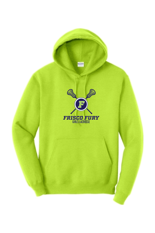 Frisco Fury Lacrosse Adult Heavyweight Hoodie Signature Lacrosse
