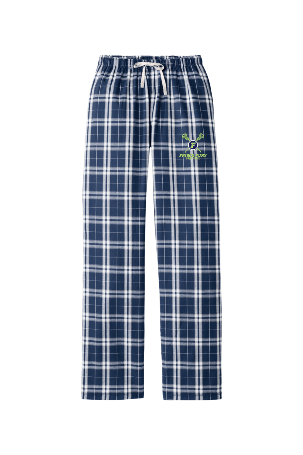 Frisco Fury Lacrosse Adult Women's Flannel Plaid Pants Signature Lacrosse