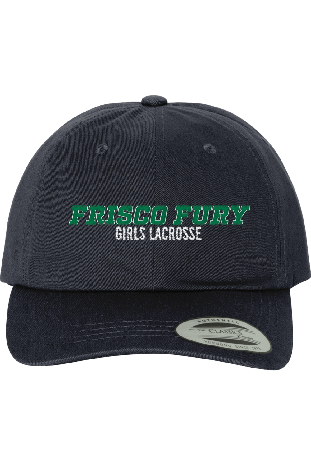 Frisco Fury Lacrosse Embroidered Dad Hat Signature Lacrosse