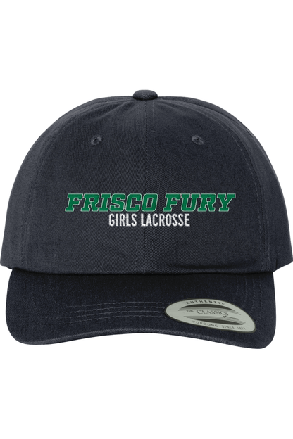 Frisco Fury Lacrosse Embroidered Dad Hat Signature Lacrosse