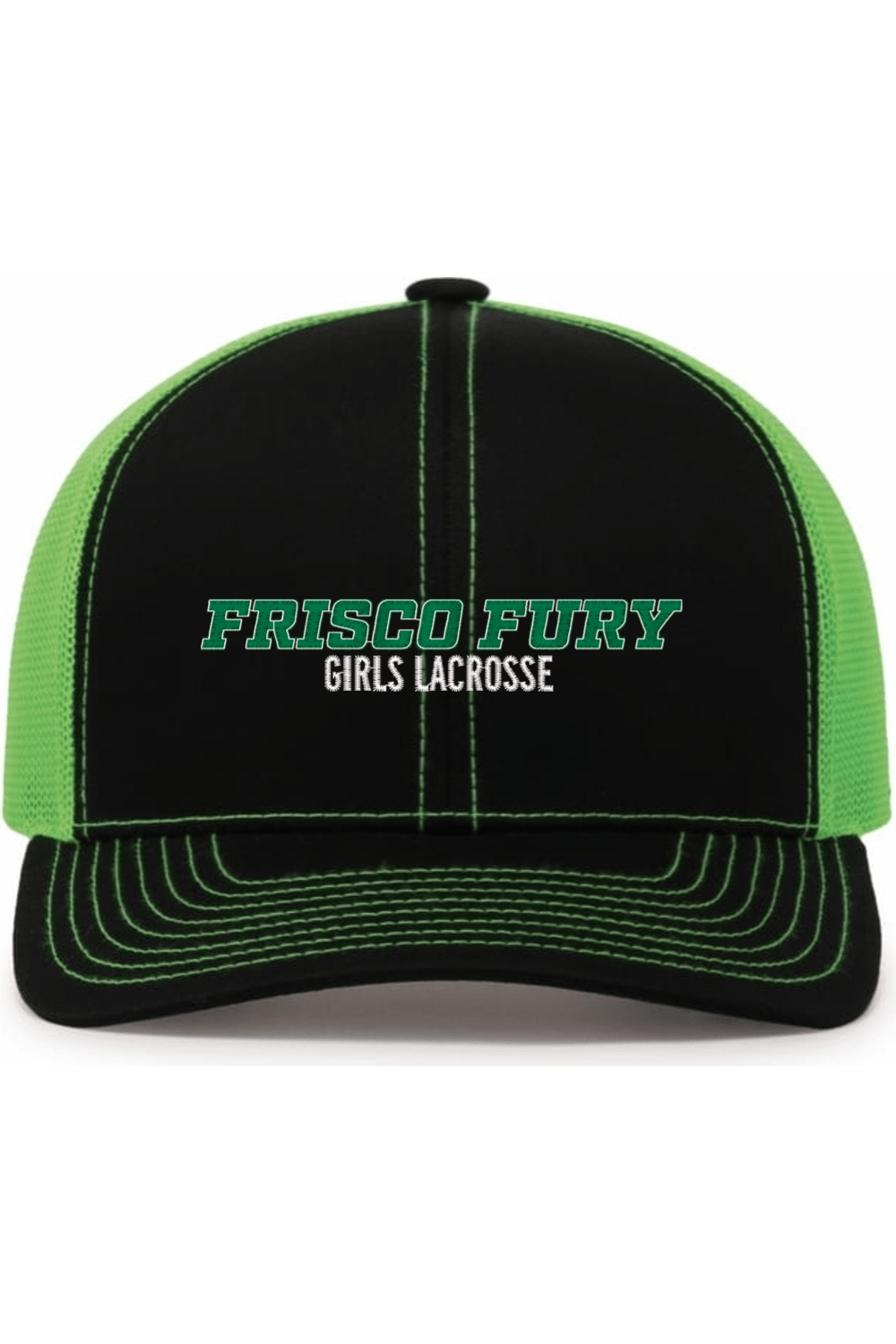 Frisco Fury Lacrosse Embroidered Trucker Hat Signature Lacrosse