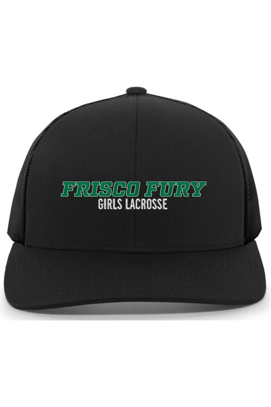 Frisco Fury Lacrosse Embroidered Trucker Hat Signature Lacrosse