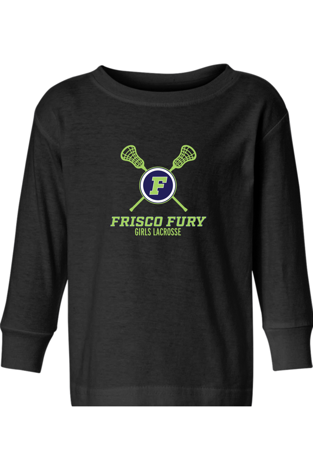 Frisco Fury Lacrosse Toddler Long Sleeve T-Shirt Signature Lacrosse