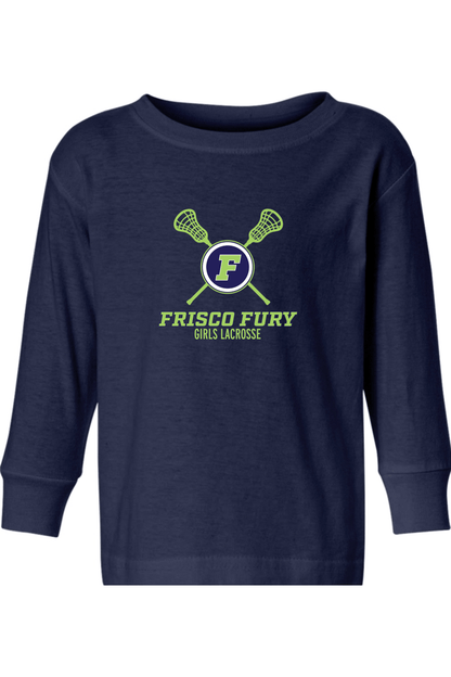Frisco Fury Lacrosse Toddler Long Sleeve T-Shirt Signature Lacrosse