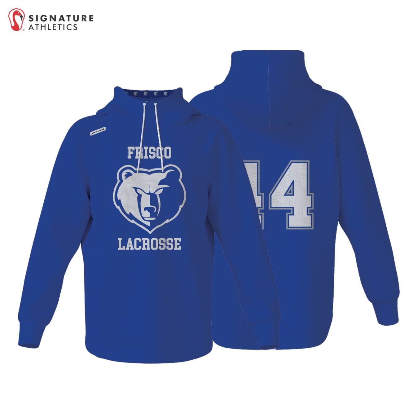 Frisco LC Men's Pro Dye Sub Scuba Hoodie: Frisco Signature Lacrosse
