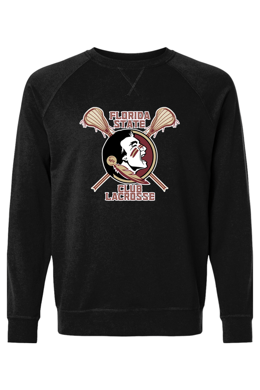 FSU Club Lacrosse Adult Heavyweight Raglan Long Sleeve Signature Lacrosse