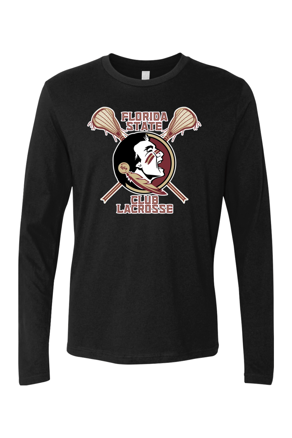 FSU Club Lacrosse Adult Long Sleeve T-Shirt Signature Lacrosse