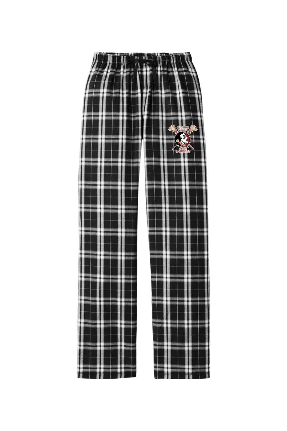 FSU Club Lacrosse Adult Women's Flannel Plaid Pants Signature Lacrosse