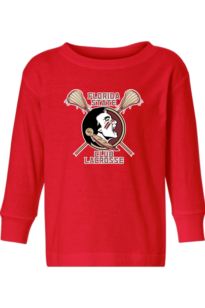 FSU Club Lacrosse Toddler Long Sleeve T-Shirt Signature Lacrosse