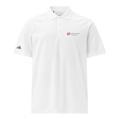 G&A Partners Embroidered adidas Sport Polo Shirt Signature Lacrosse