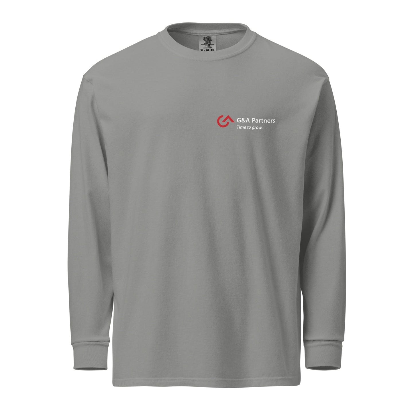 G&A Partners Garment-Dyed Heavyweight Long Sleeve Shirt Signature Lacrosse