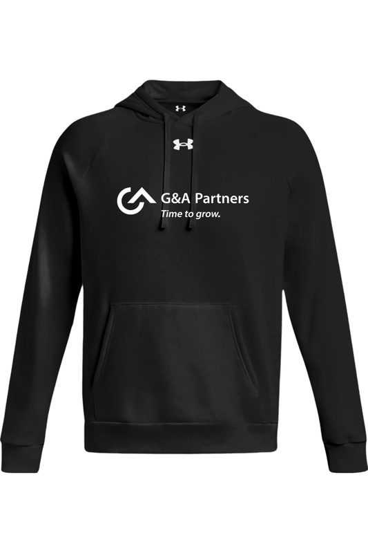 G&A Partners Men's Under Armour Men's Rival Fleece Hooded Sweatshirt Signature Lacrosse