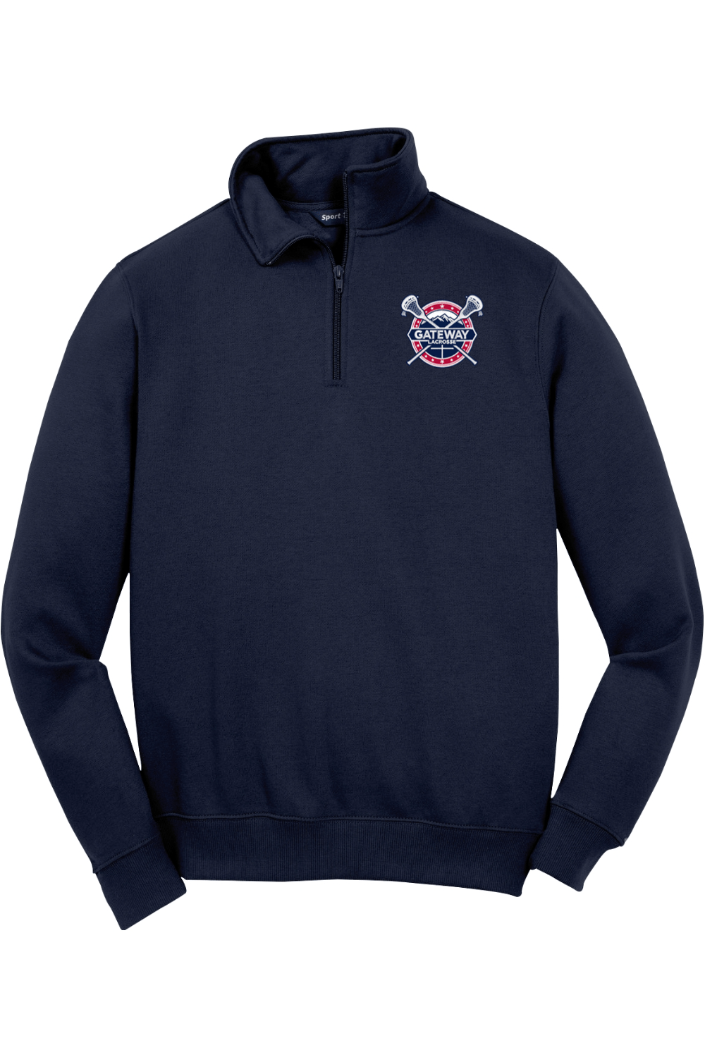 Gateway Lacrosse Adult Embroidered Quarter-Zip Pullover Signature Lacrosse