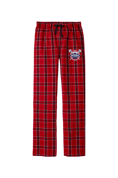 Gateway Lacrosse Adult Men's Flannel Plaid Pants Signature Lacrosse