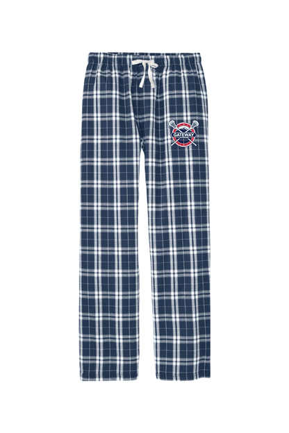 Gateway Lacrosse Adult Men's Flannel Plaid Pants Signature Lacrosse