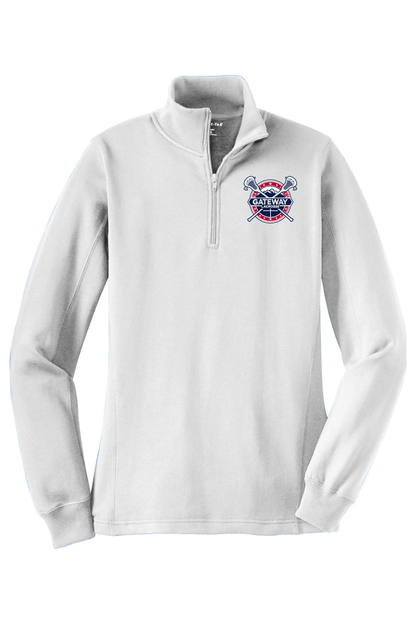 Gateway Lacrosse Adult Women's Embroidered Quarter-Zip Pullover Signature Lacrosse