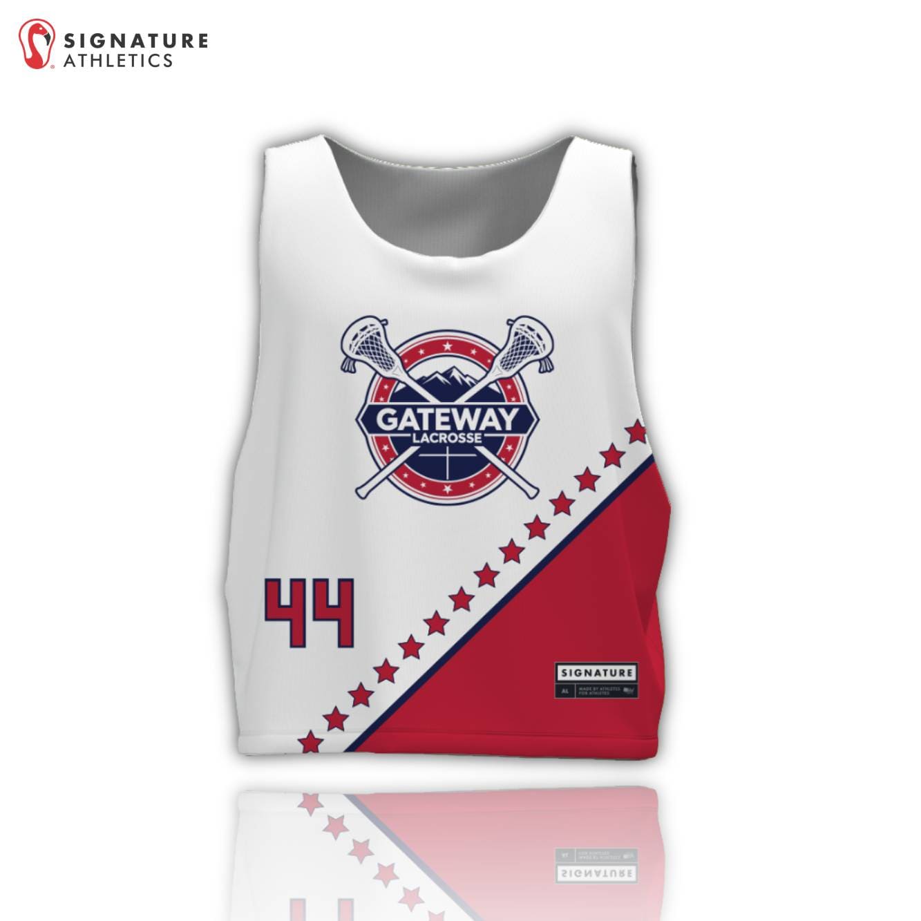 Gateway Lacrosse League Men's Basic Tournament Pinnie Signature Lacrosse