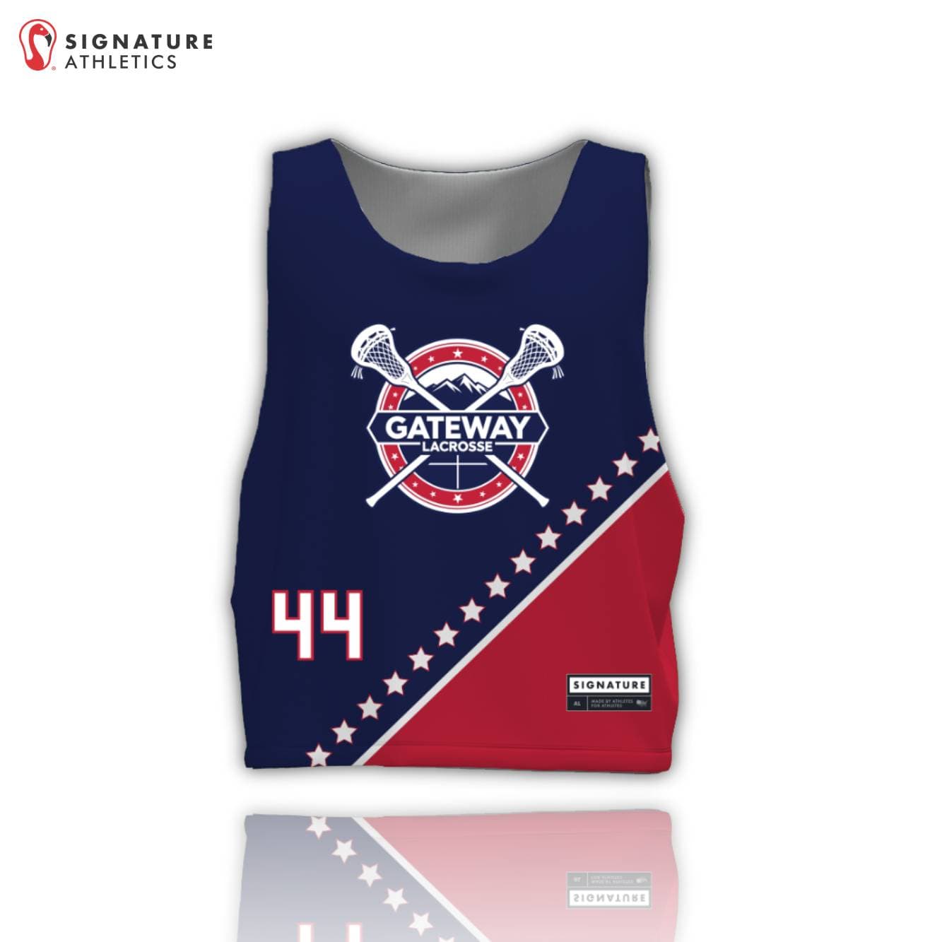 Gateway Lacrosse League Men's Basic Tournament Pinnie Signature Lacrosse