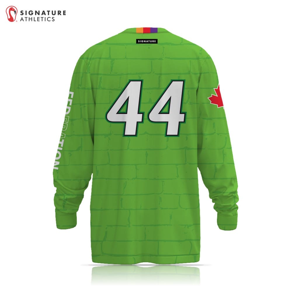 Geauga Federation SC Green Long Sleeve Tech Tee Signature Lacrosse
