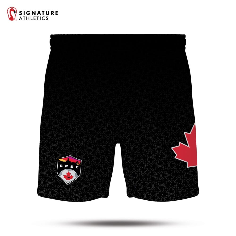 Geauga Federation SC Men's Black Game Shorts Signature Lacrosse