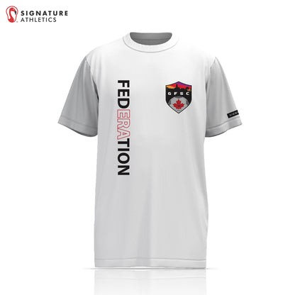 Geauga Federation SC Men's White Short Sleeve Tech Tee Signature Lacrosse