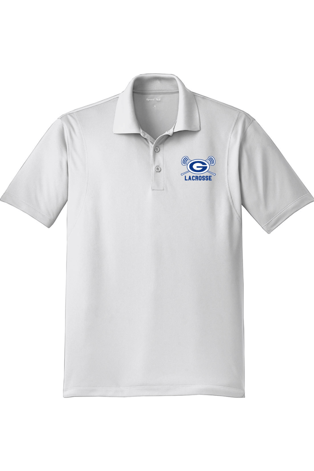 Georgetown Lacrosse Adult Embroidered Athletic Polo Signature Lacrosse