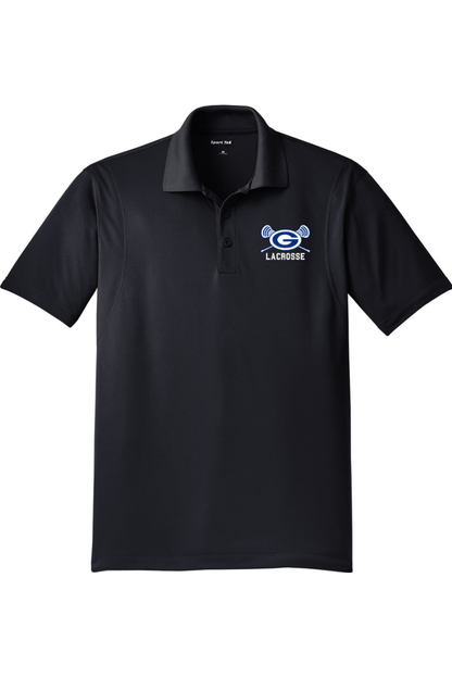 Georgetown Lacrosse Adult Embroidered Athletic Polo Signature Lacrosse