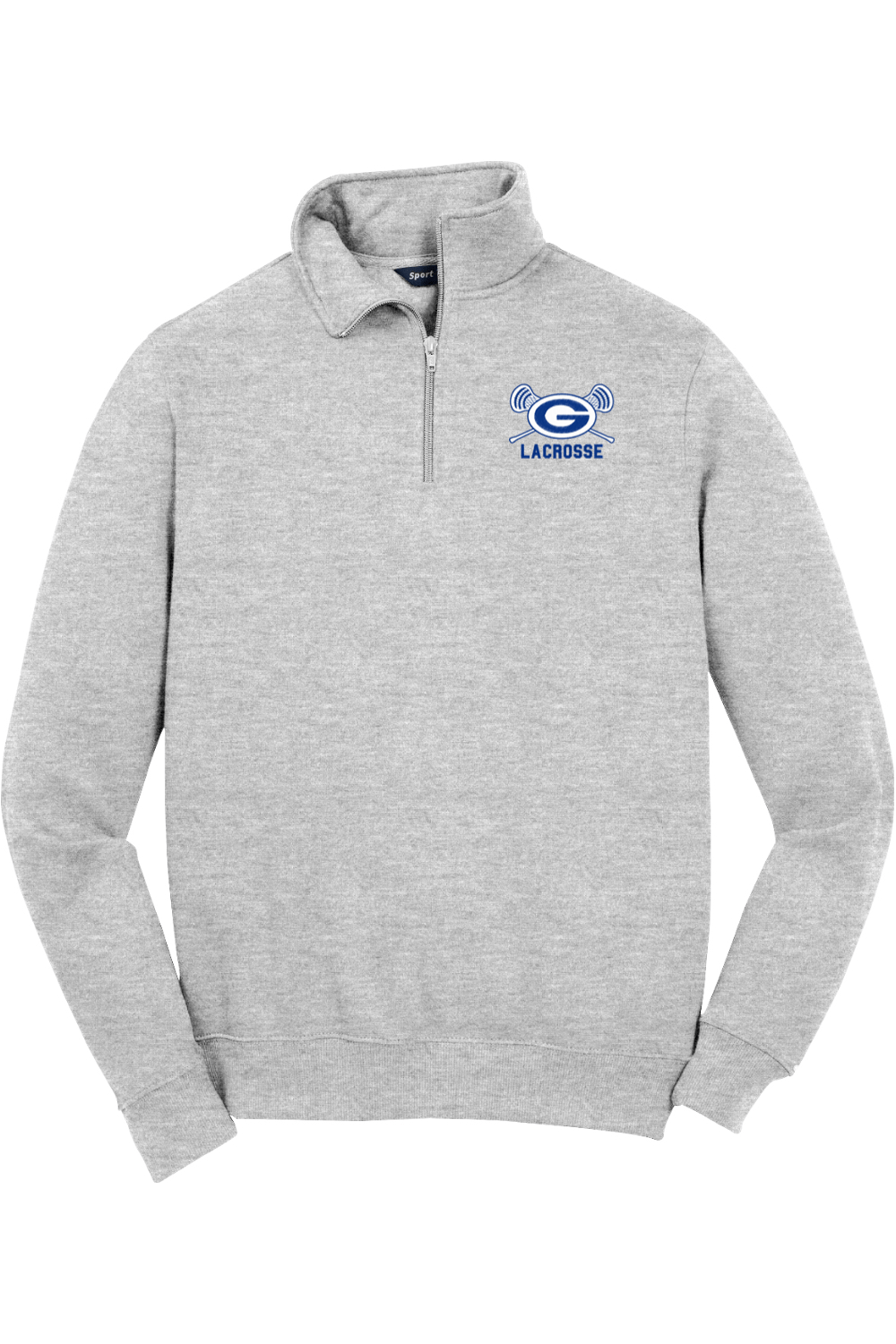 Georgetown Lacrosse Adult Embroidered Quarter-Zip Pullover Signature Lacrosse