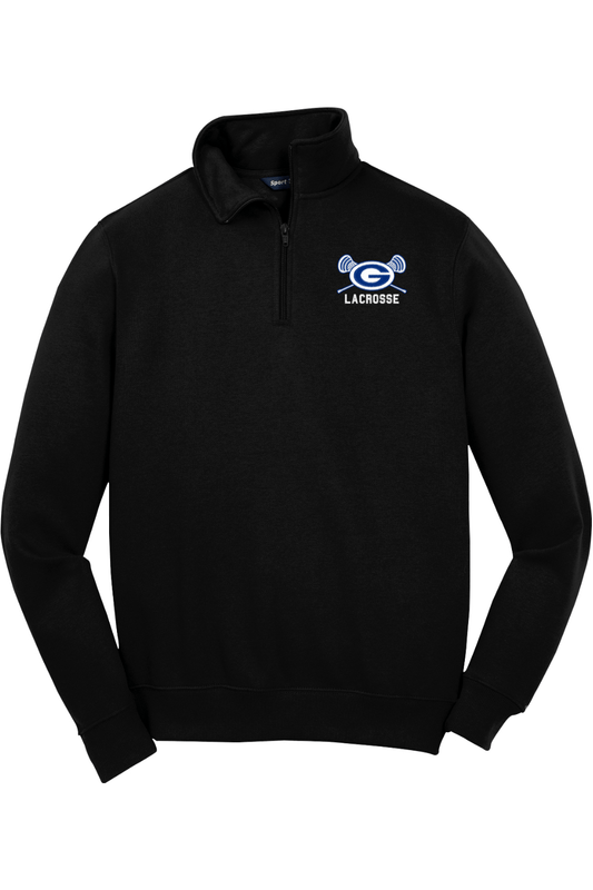 Georgetown Lacrosse Adult Embroidered Quarter-Zip Pullover Signature Lacrosse