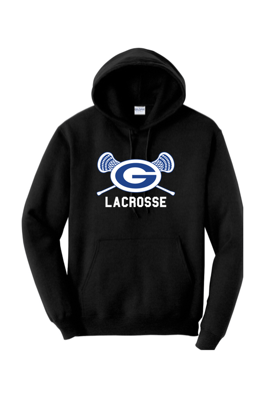 Georgetown Lacrosse Adult Heavyweight Hoodie Signature Lacrosse
