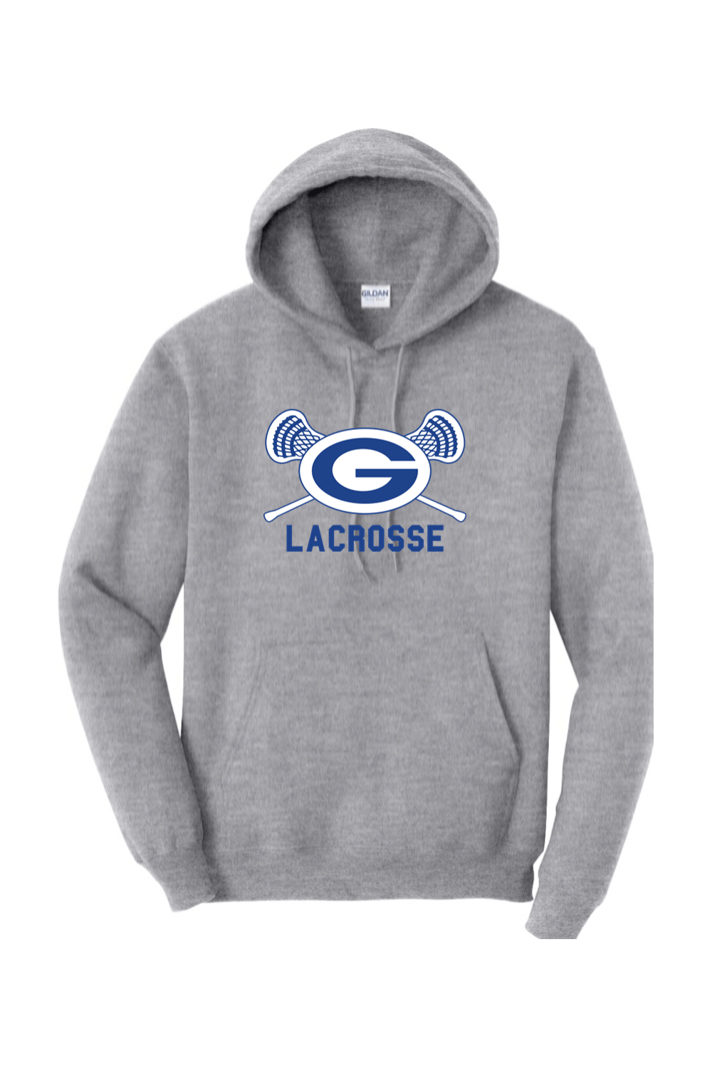Georgetown Lacrosse Adult Heavyweight Hoodie Signature Lacrosse