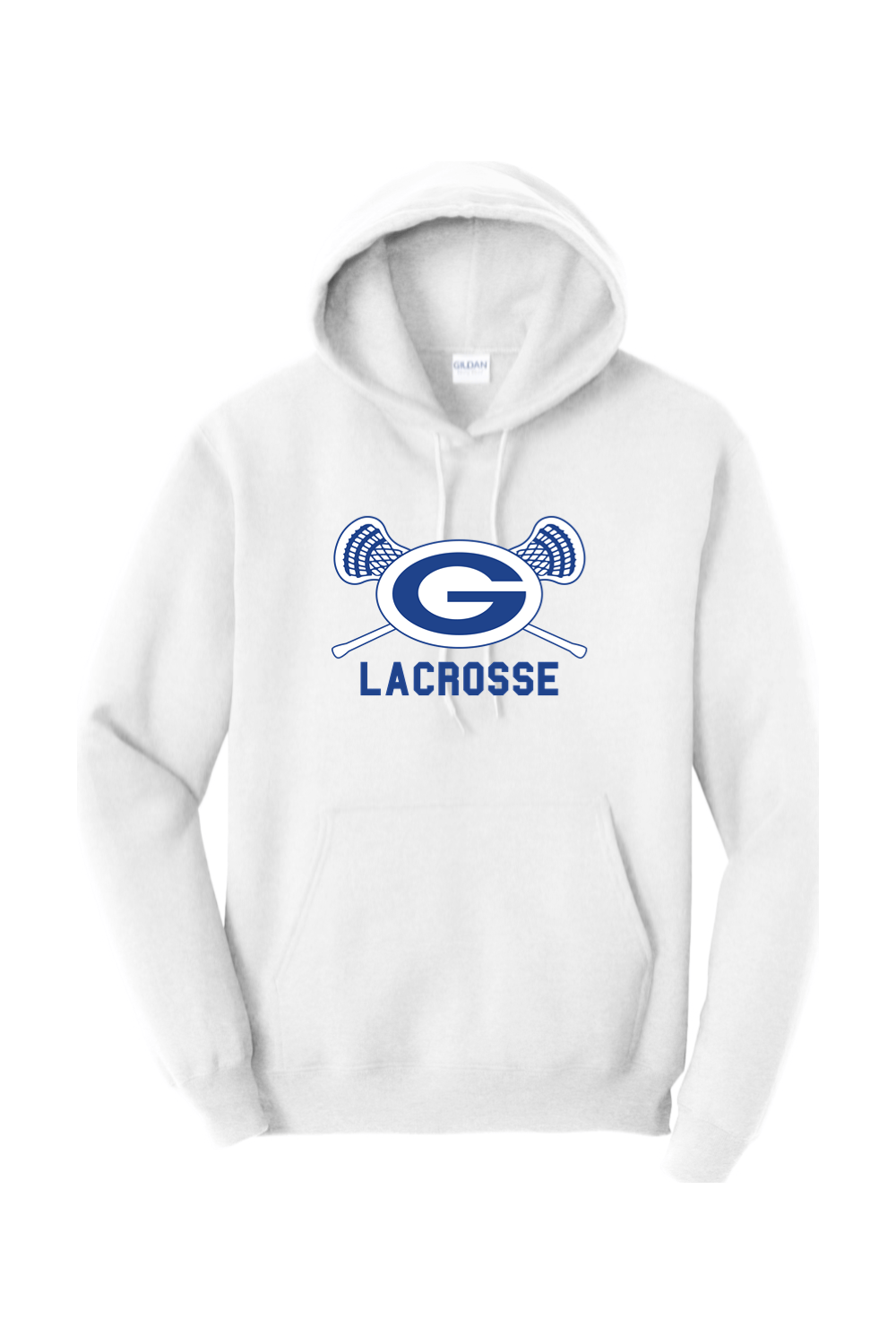 Georgetown Lacrosse Adult Heavyweight Hoodie Signature Lacrosse