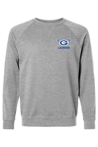 Georgetown Lacrosse Adult Heavyweight Raglan Long Sleeve Signature Lacrosse