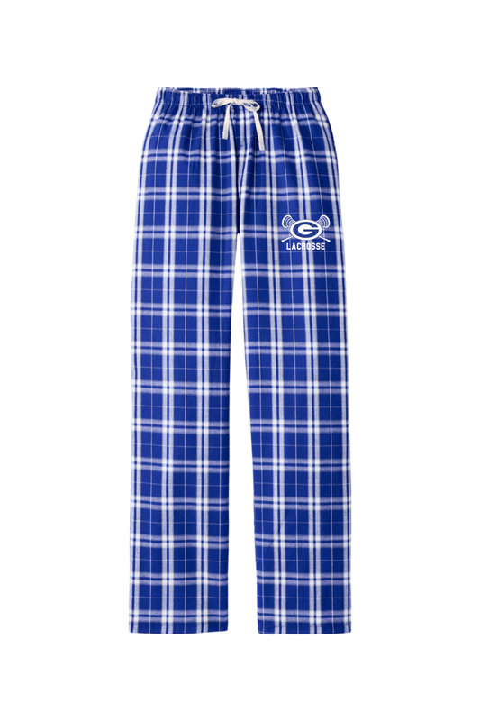 Georgetown Lacrosse Adult Women's Flannel Plaid Pants Signature Lacrosse