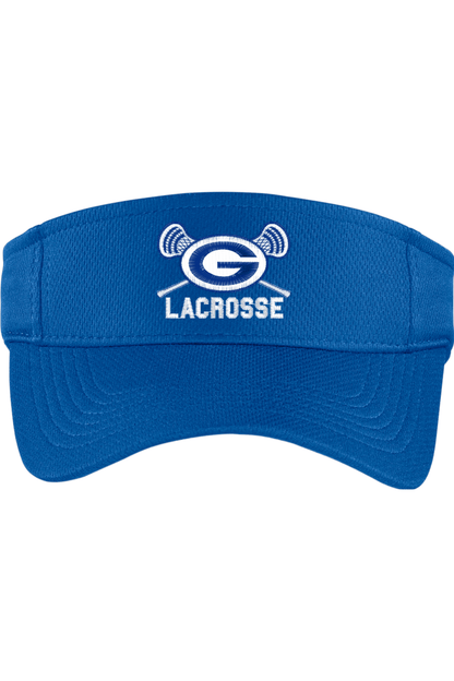Georgetown Lacrosse Embroidered Visor Signature Lacrosse