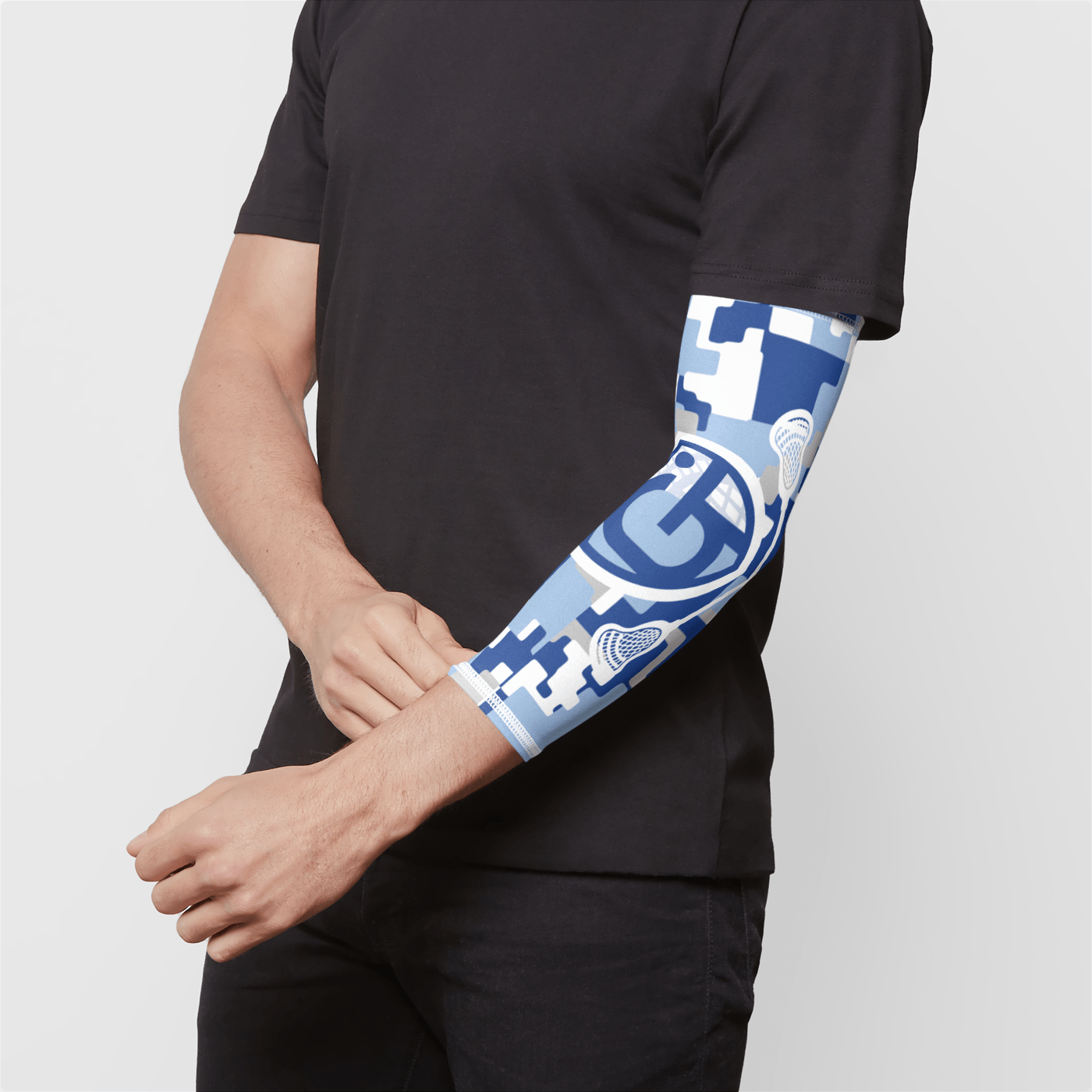 Georgetown-Triton Lacrosse Compression Armband Signature Lacrosse