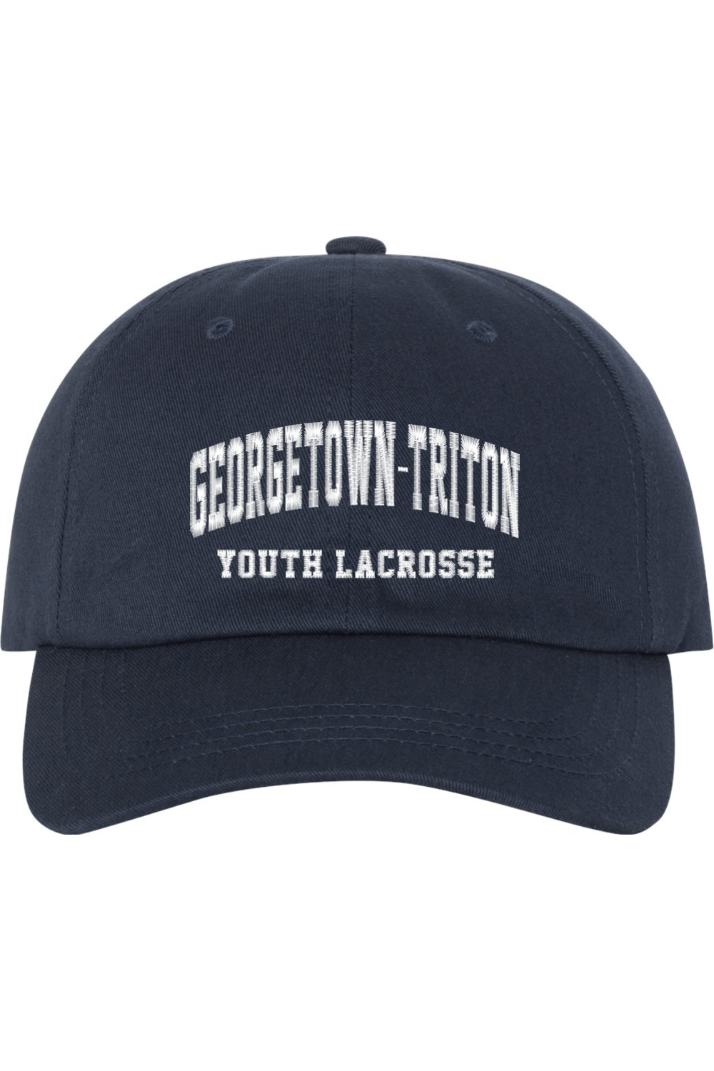 Georgetown-Triton YL Embroidered Dad Hat Signature Lacrosse