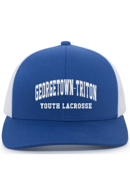 Georgetown-Triton YL Embroidered Trucker Hat Signature Lacrosse