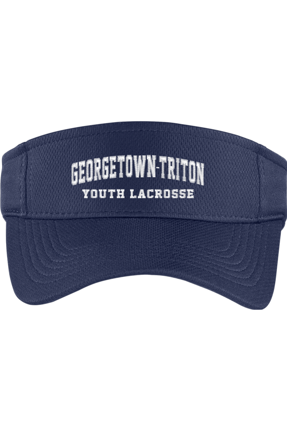 Georgetown-Triton YL Embroidered Visor Signature Lacrosse