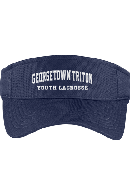 Georgetown-Triton YL Embroidered Visor Signature Lacrosse