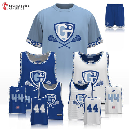 Georgetown-Triton Youth Lacrosse Men's 4 Piece Player Game Package Signature Lacrosse