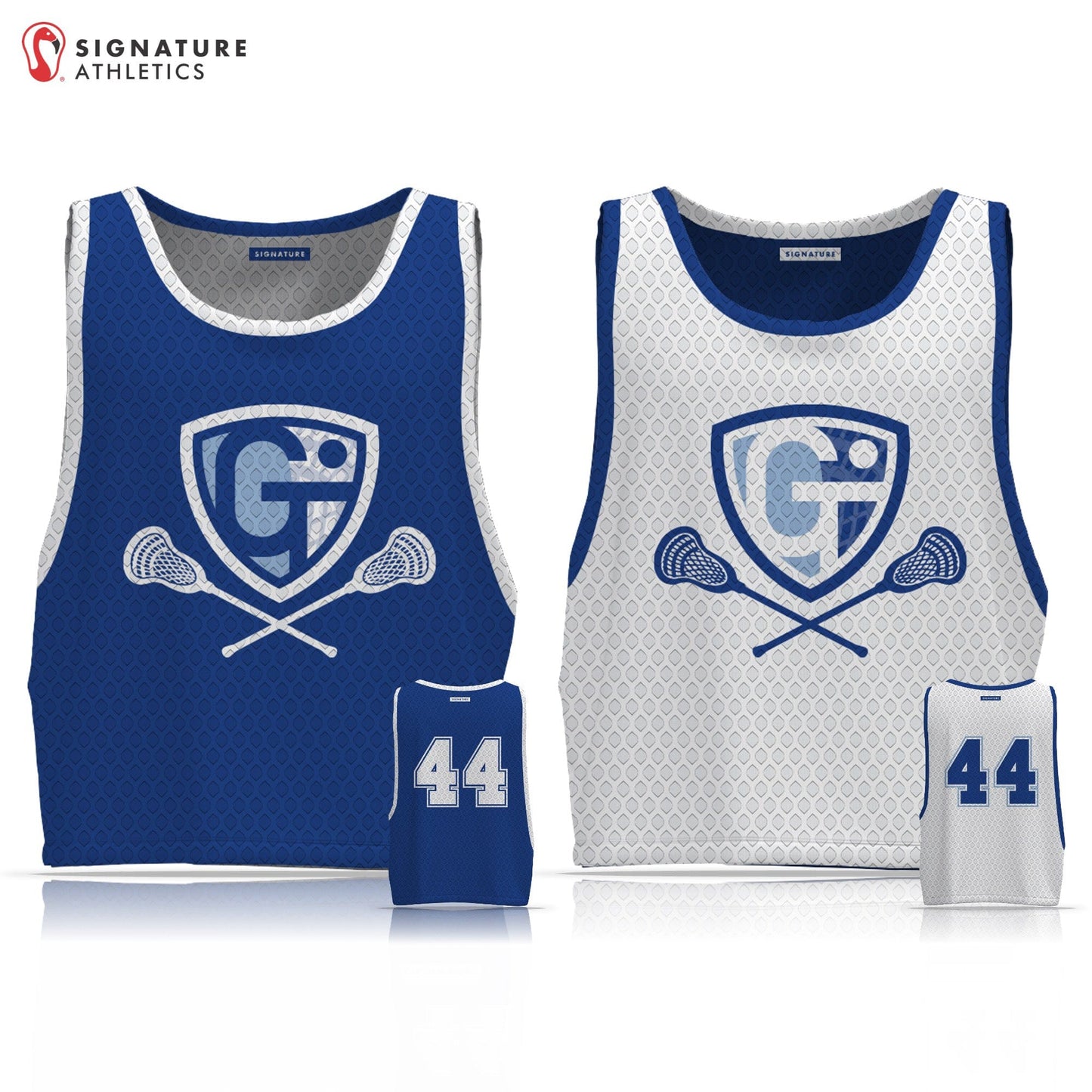 Georgetown-Triton Youth Lacrosse Men's 4 Piece Player Game Package Signature Lacrosse