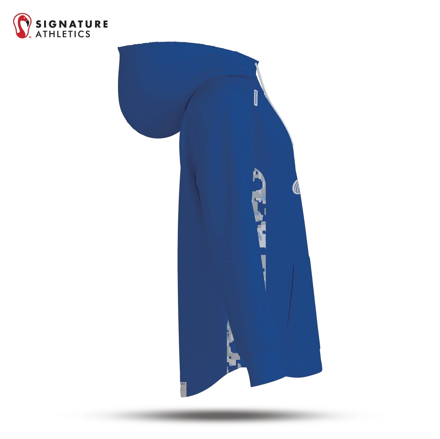 Georgetown Triton Youth Lacrosse Men's Pro Dye Sub Scuba Hoodie Signature Lacrosse