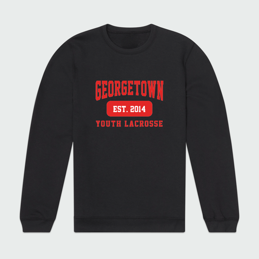 Georgetown YLC Adult Premium Sweatshirt Signature Lacrosse