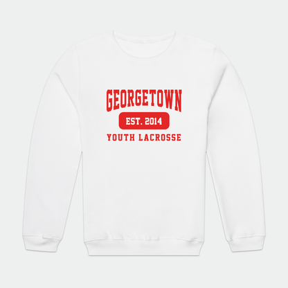 Georgetown YLC Adult Premium Sweatshirt Signature Lacrosse