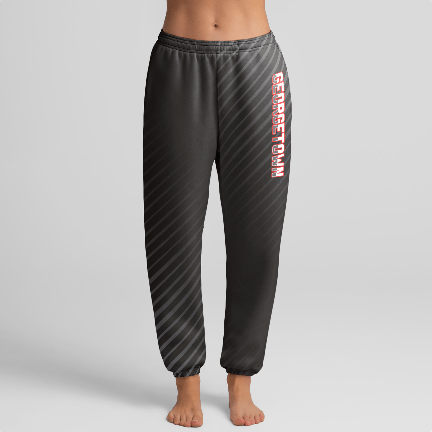 Georgetown YLC Adult Sublimated Sweatpants Signature Lacrosse