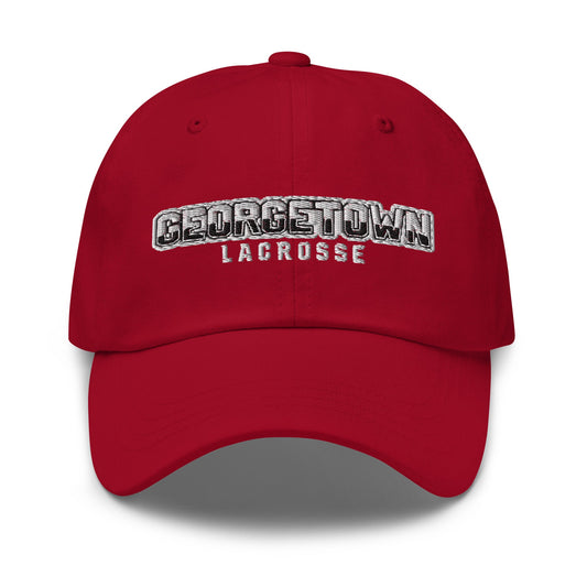 Georgetown YLC Dad Hat Signature Lacrosse