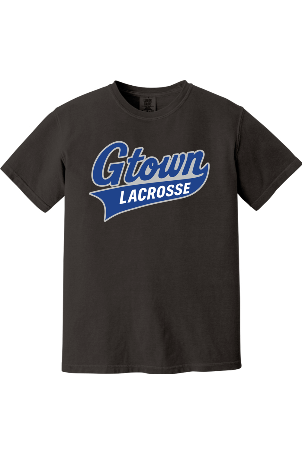 Georgetown YLC Heavyweight Ring Spun Tee Signature Lacrosse