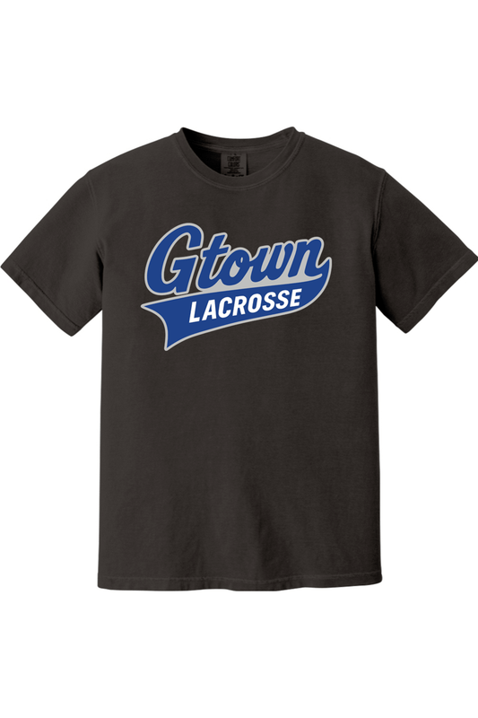 Georgetown YLC Heavyweight Ring Spun Tee Signature Lacrosse