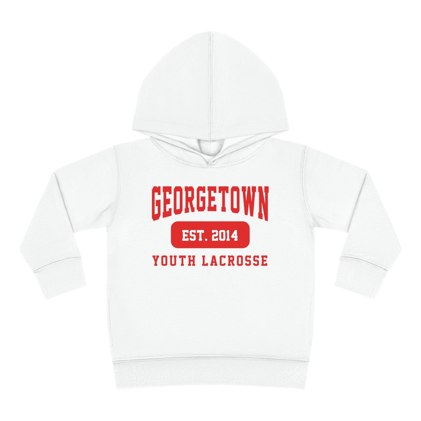 Georgetown YLC Toddler Pullover Hoodie Signature Lacrosse